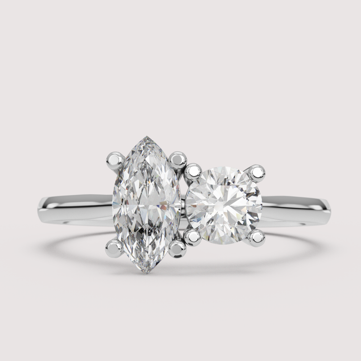 Juno - Toi et Moi Lab Grown Diamond Engagement Ring