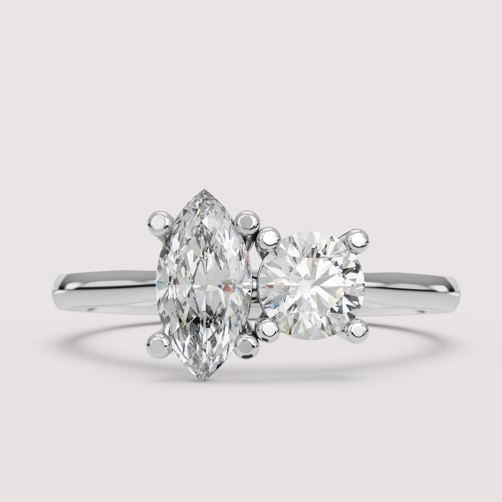 Juno - Toi et Moi Lab Grown Diamond Engagement Ring