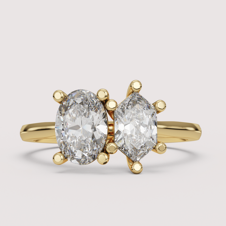 Juno - Toi et Moi Lab Grown Diamond Engagement Ring