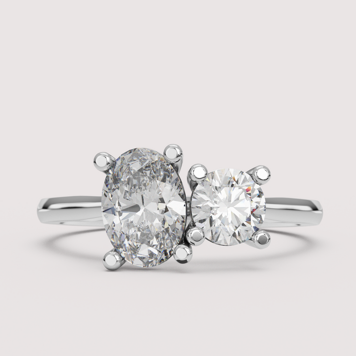 Juno - Toi et Moi Lab Grown Diamond Engagement Ring