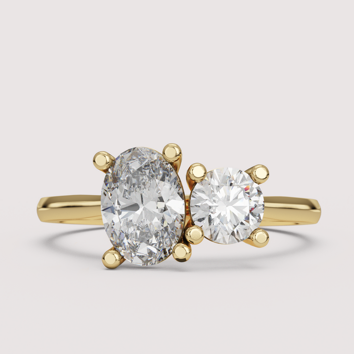 Juno - Toi et Moi Lab Grown Diamond Engagement Ring