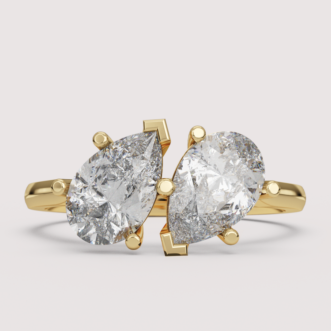 Juno - Toi et Moi Lab Grown Diamond Engagement Ring