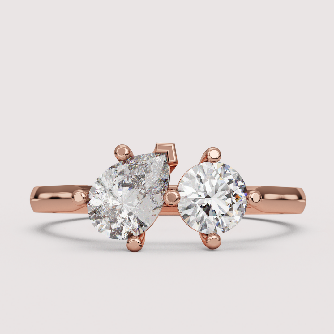 Juno - Toi et Moi Lab Grown Diamond Engagement Ring