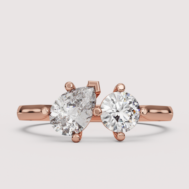 Juno - Toi et Moi Lab Grown Diamond Engagement Ring