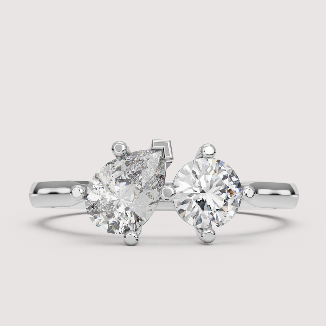 Juno - Toi et Moi Lab Grown Diamond Engagement Ring
