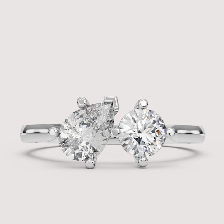 Juno - Toi et Moi Lab Grown Diamond Engagement Ring