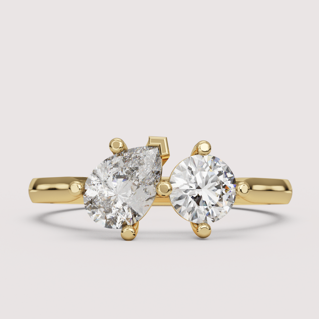 Juno - Toi et Moi Lab Grown Diamond Engagement Ring