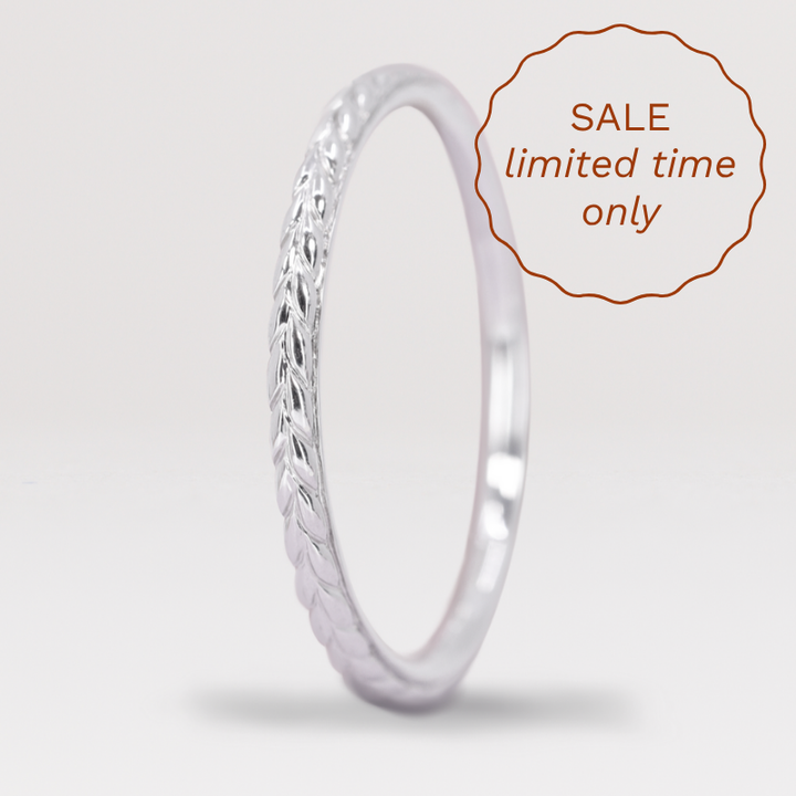 Mia - Braided Pattern Wedding Ring - Made-to-Order Wedding Rings - Made-to-Order