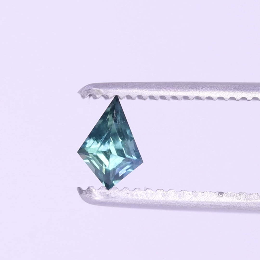 Montana Sapphire | 0.52ct Kite Cut, Loose Gemstone