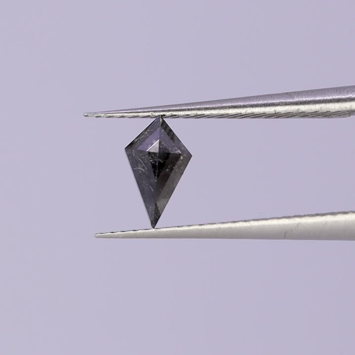 Salt and Pepper Diamond | 0.46ct Kite Cut, Loose Gemstone