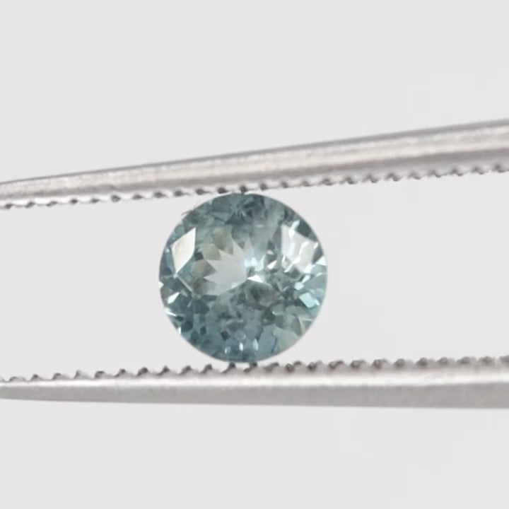Teal Sapphire | 0.53ct Round Brilliant Cut, Loose Gemstone