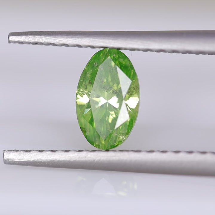 Green Diamond | 0.53ct Marquise Oval Cut