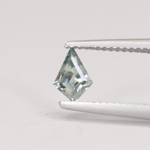 0.55ct Kite Cut Montana Pale Blue Green Lagoon Teal Sapphire Loose Gemstones
