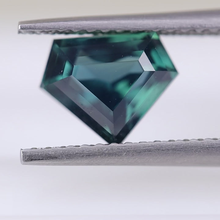 Geometric Teal Sapphires - Available for Custom Engagement Rings