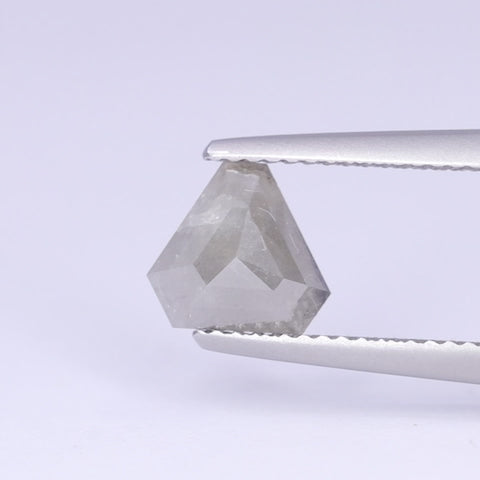 1.22ct Cut-Corner Trilliant Salt and Pepper Diamond Loose Gemstones