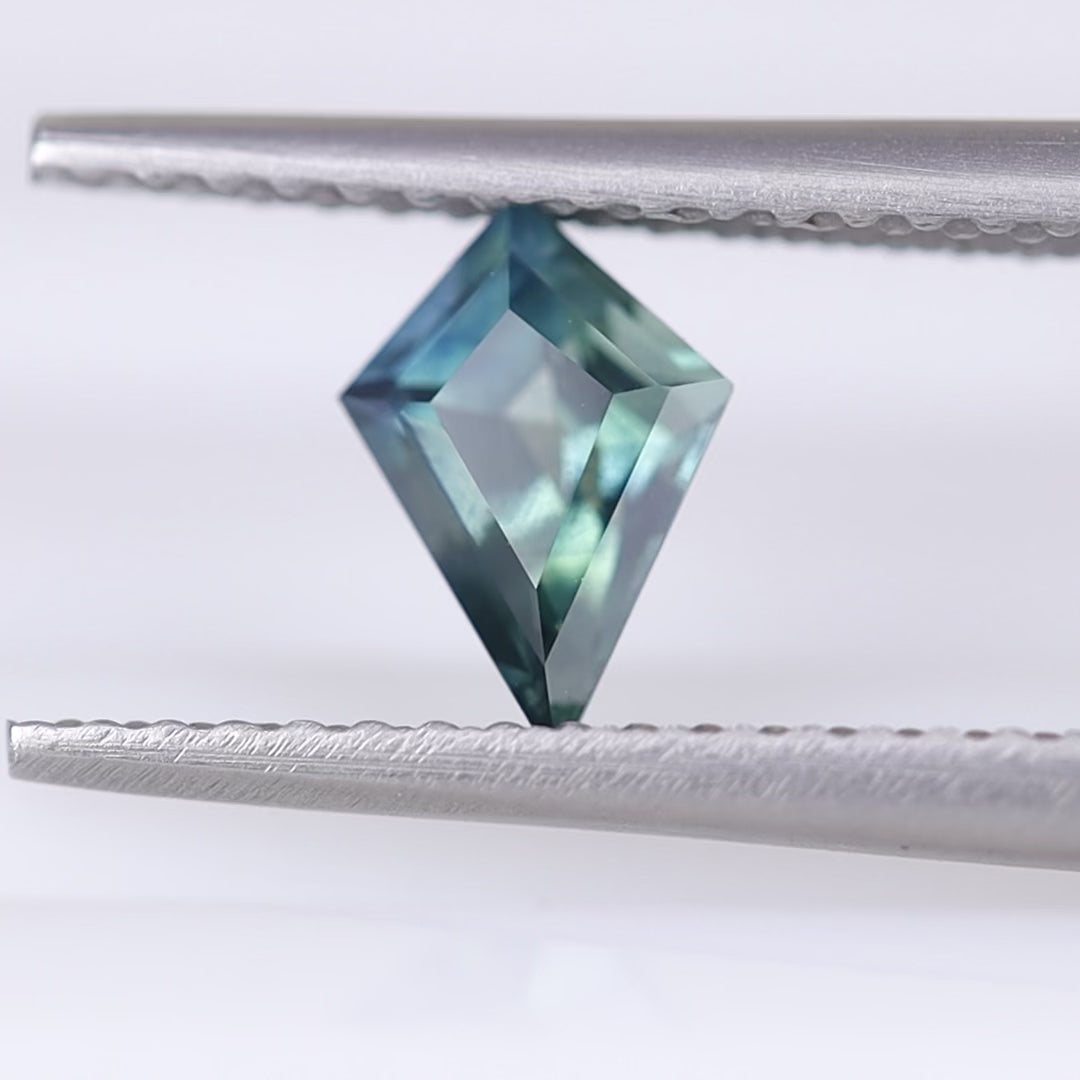 Geometric Teal Sapphires - Available for Custom Engagement Rings