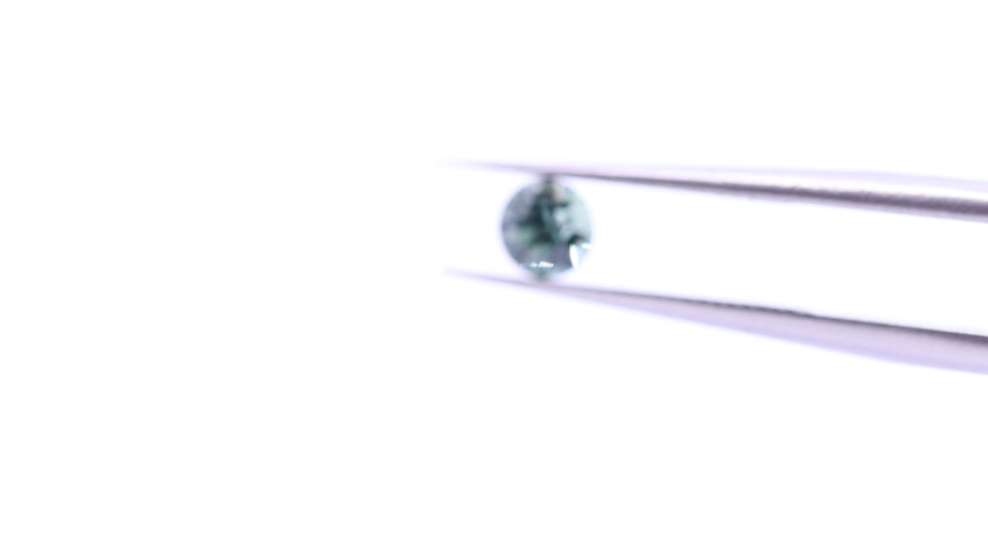Teal Sapphire  | 0.45ct Round Brilliant Cut, Loose Gemstone