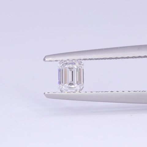 0.50ct Emerald Cut Natural Diamond D VS1, GIA Certified Loose Gemstones