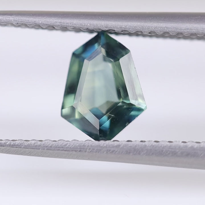 Geometric Teal Sapphires - Available for Custom Engagement Rings