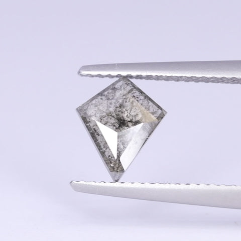 0.88ct Kite Cut Salt and Pepper Diamond Loose Gemstones