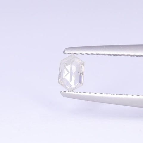 0.40ct Elongated Hexagon Salt and Pepper Diamond