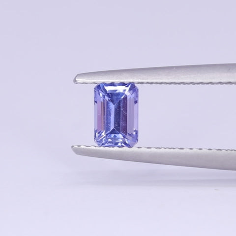 0.81ct Emerald Cut Tanzanite Loose Gemstones
