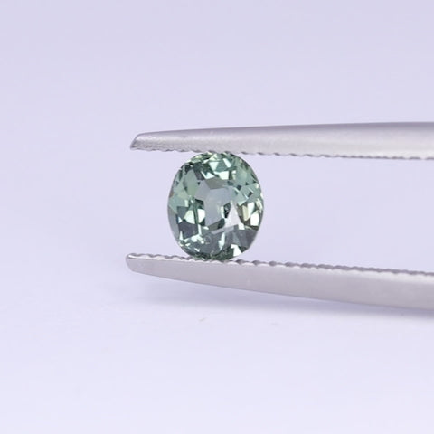 0.85ct Oval Cut Blue Green Sapphire Loose Gemstones