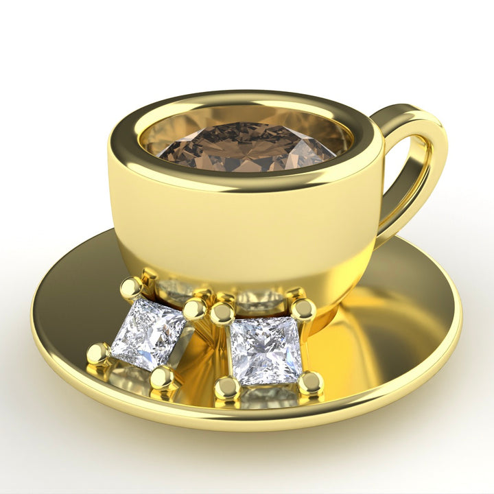 Tea and Two Sugars Pendant - Yorkshire Day 2024