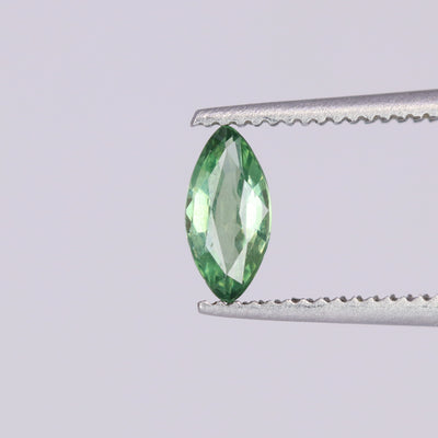 Green Sapphire | 0.43ct Marquise Cut, Loose Gemstone