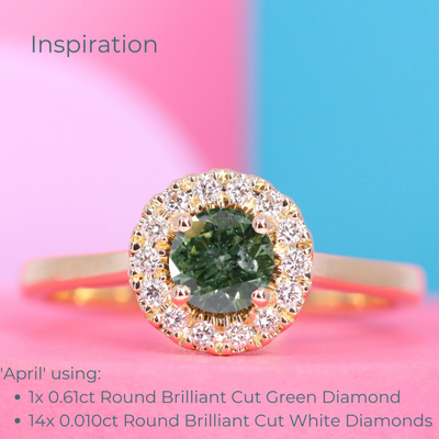 Coloured Diamond | 0.61ct Round Brilliant Cut, Loose Gemstone