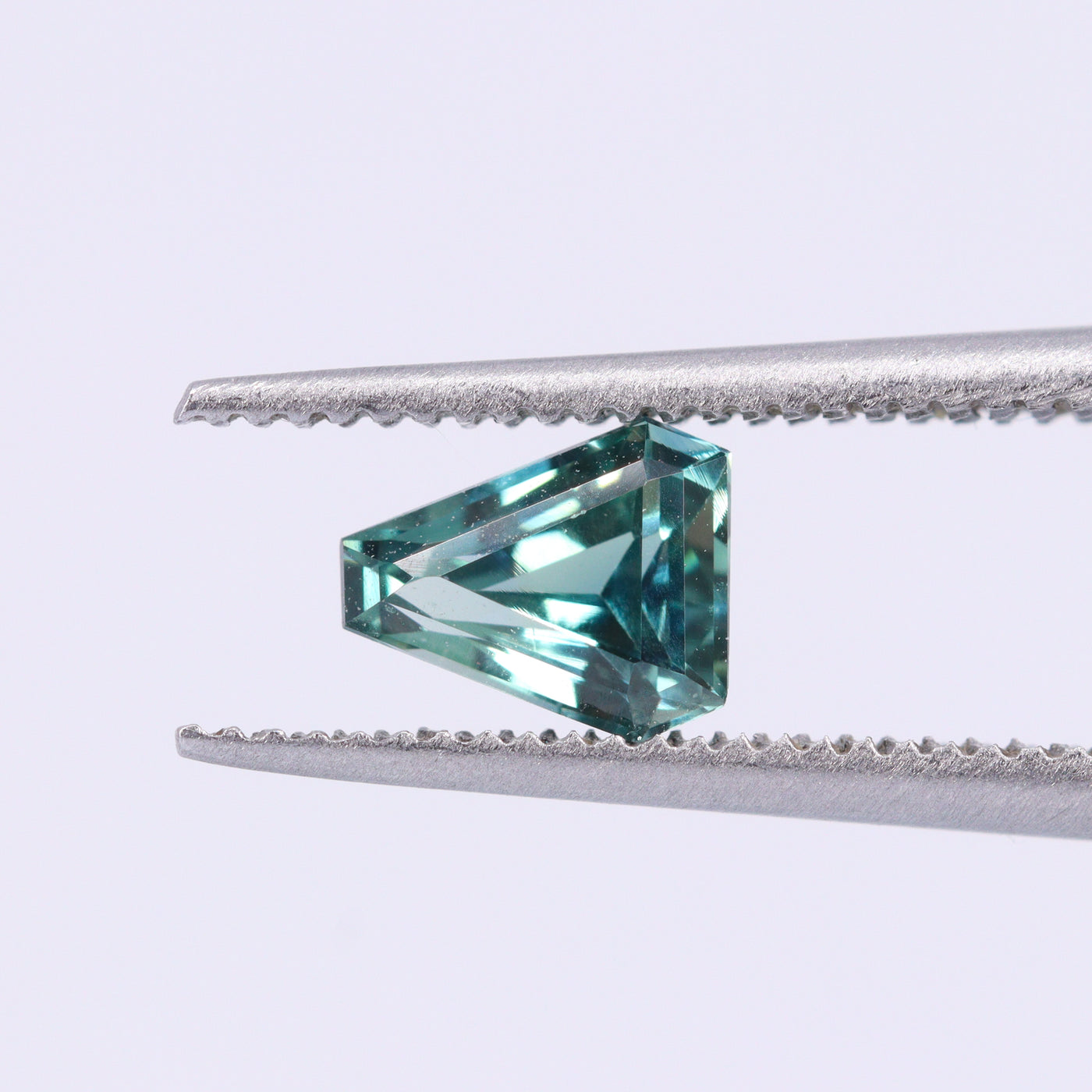 Teal Sapphire | 0.67ct Elongated Cut-Corner Trilliant, Loose Gemstone
