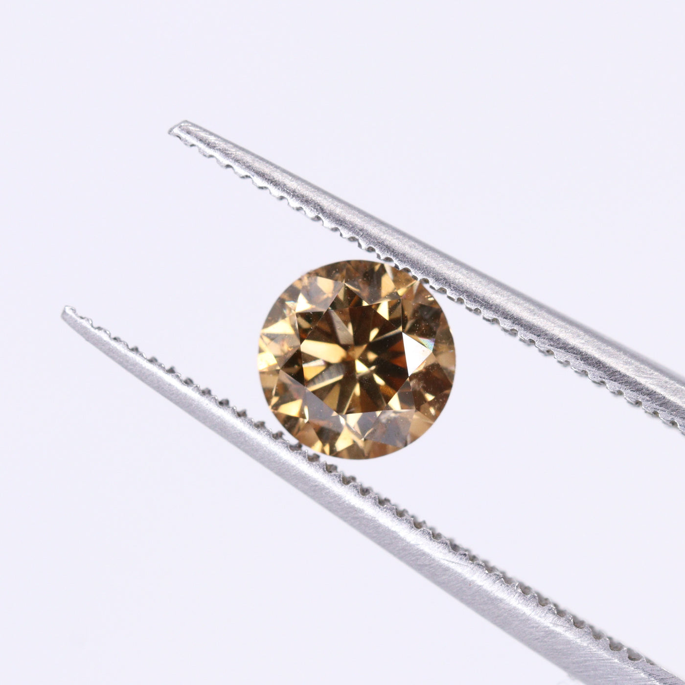 Cognac Diamond | 1.10ct Round Brilliant Cut, Loose Gemstone