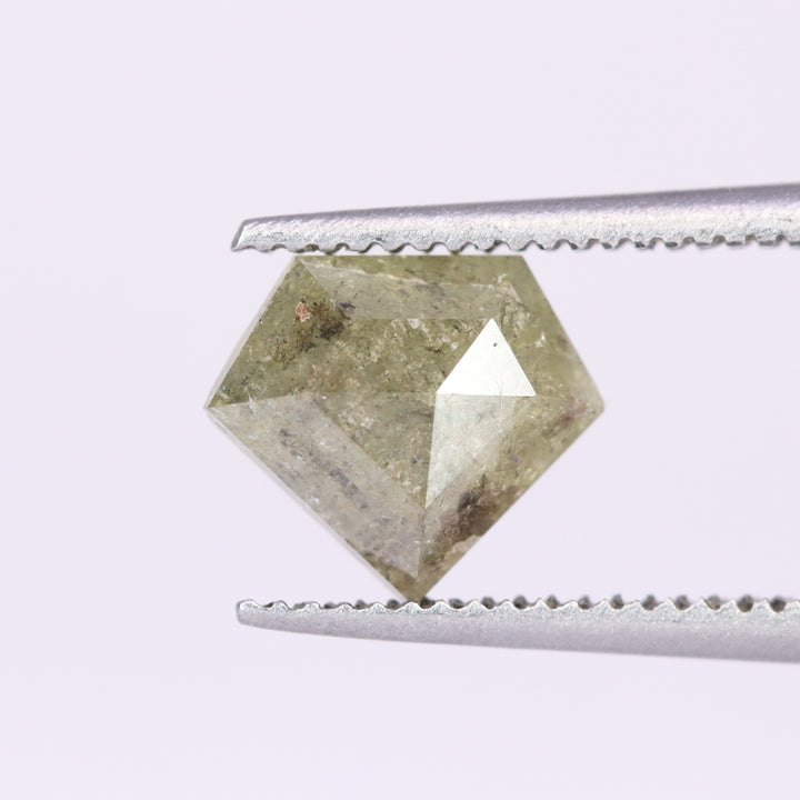 Salt and Pepper Diamond | 1.29ct Shield Cut, Loose Gemstone
