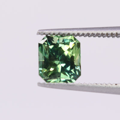 Teal Sapphire | 1.46ct Radiant Cut, Loose Gemstone