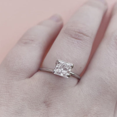 Lab Grown Diamond | 1.29ct Princess Cut, Loose Gemstone