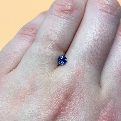 Blue Sapphire | 0.42ct Round Cut, Loose Gemstone