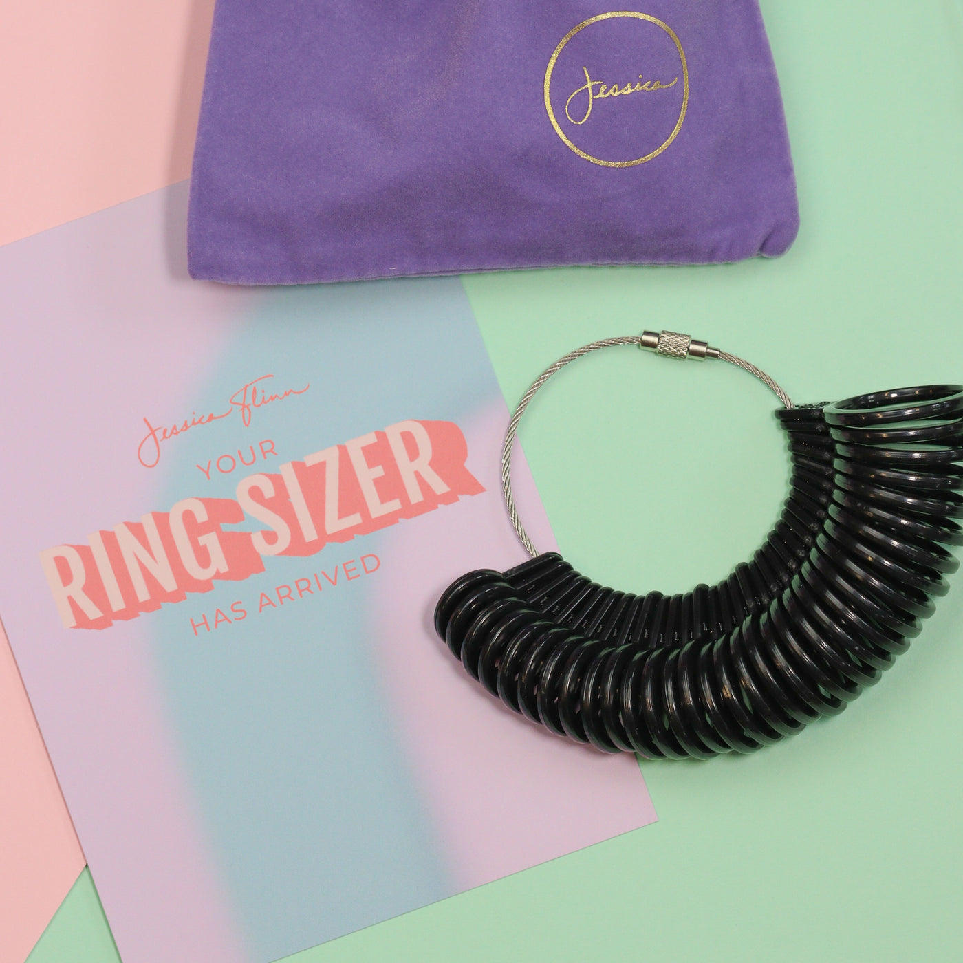 UK Ring Sizer A-Z+6