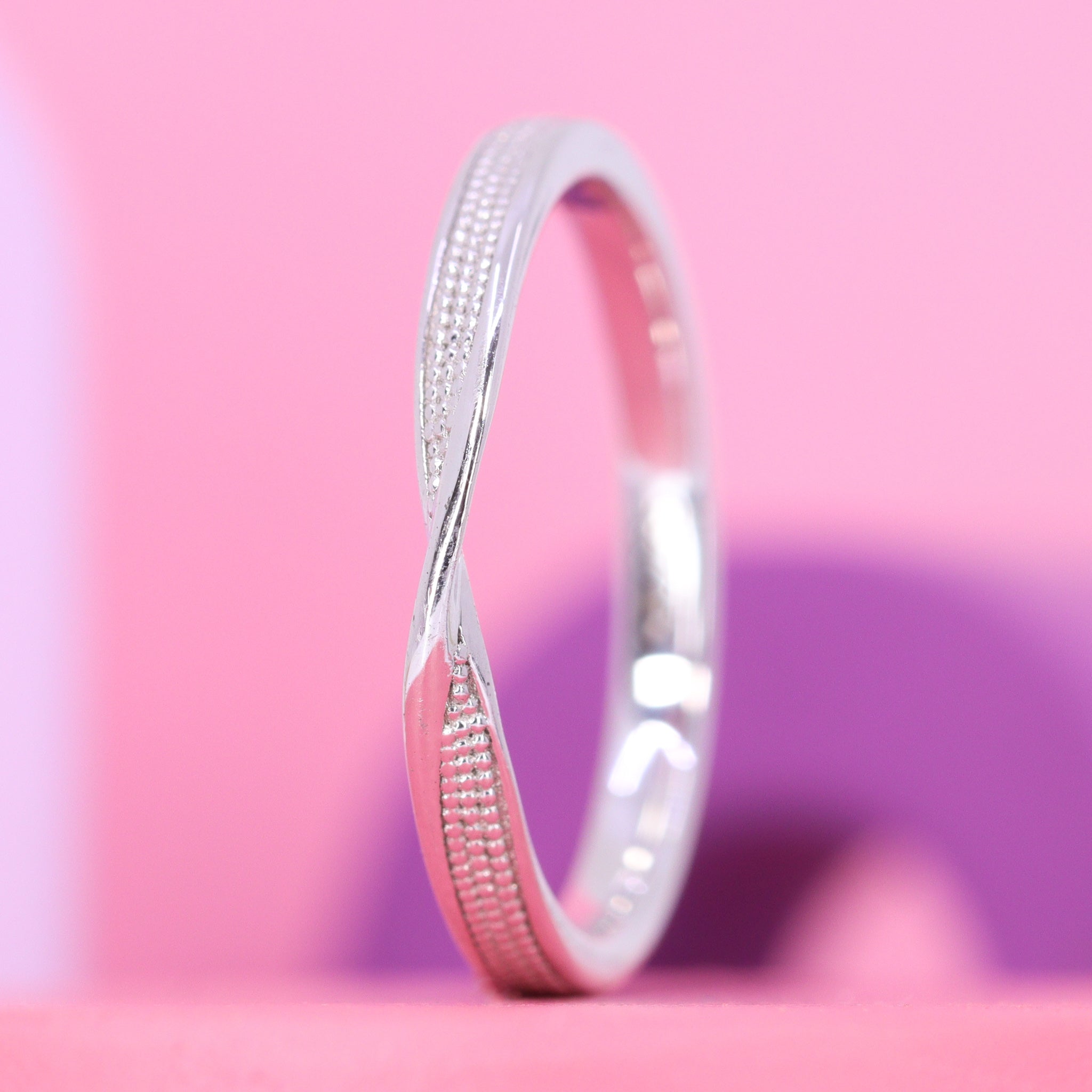 Olive - Ribbon Twist Beaded Ring - Made-To-Order – Jessica Flinn Fine ...