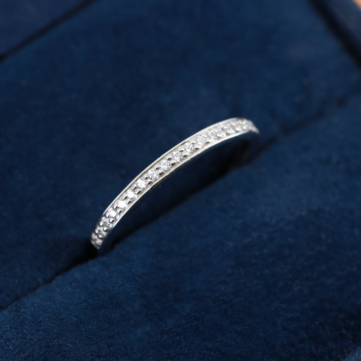 Verity - Vintage Style Grain Set Diamond Wedding Ring - Made-to-Order