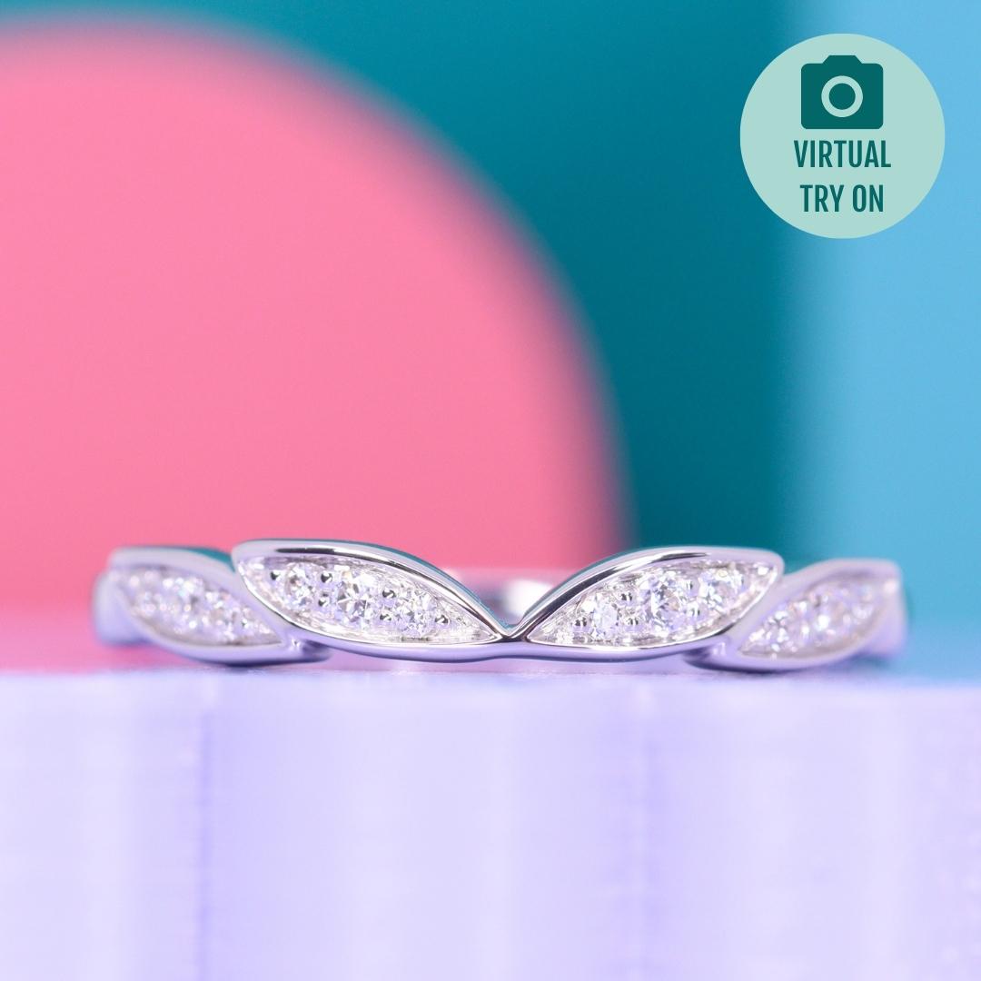 Try at Home Silver Wedding Band Sample Service - Deposit