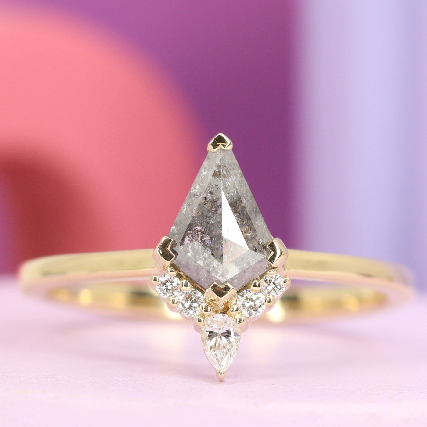 Stunning Moissanite Crown Wedding Ring, Wedding Rings