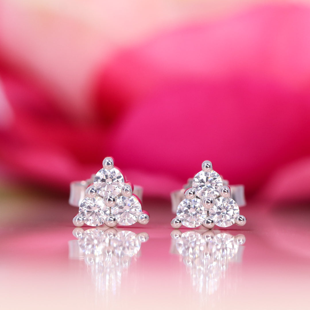 Henrietta - Lab Grown Diamond Set Earrings - Made-to-Order