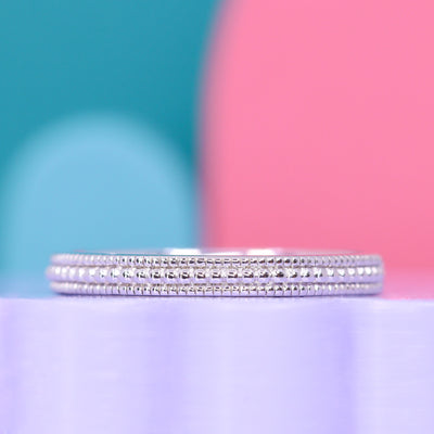 Try at Home Silver Wedding Band Sample Service - Deposit
