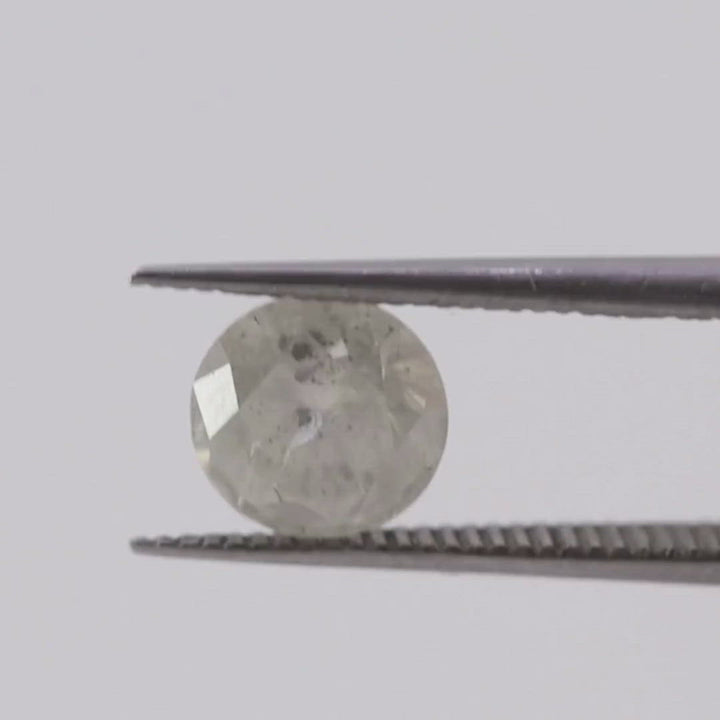 Salt and Pepper Diamond | 1.15ct Round Brilliant Cut, Loose Gemstone