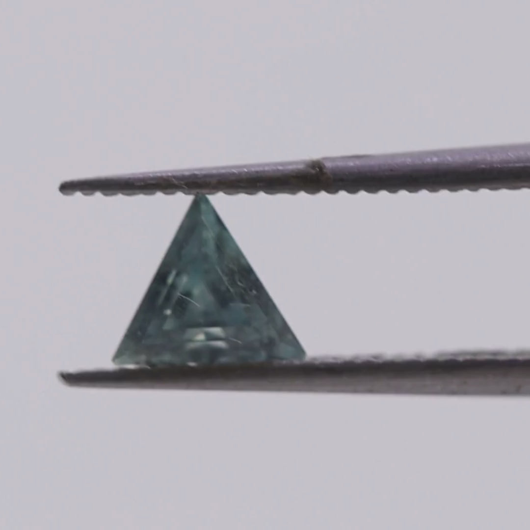 Montana Teal Sapphire | 0.53ct Trilliant Cut, Loose Gemstone
