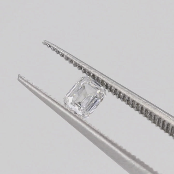 White Diamond | 0.50ct Emerald Cut, Loose Gemstone