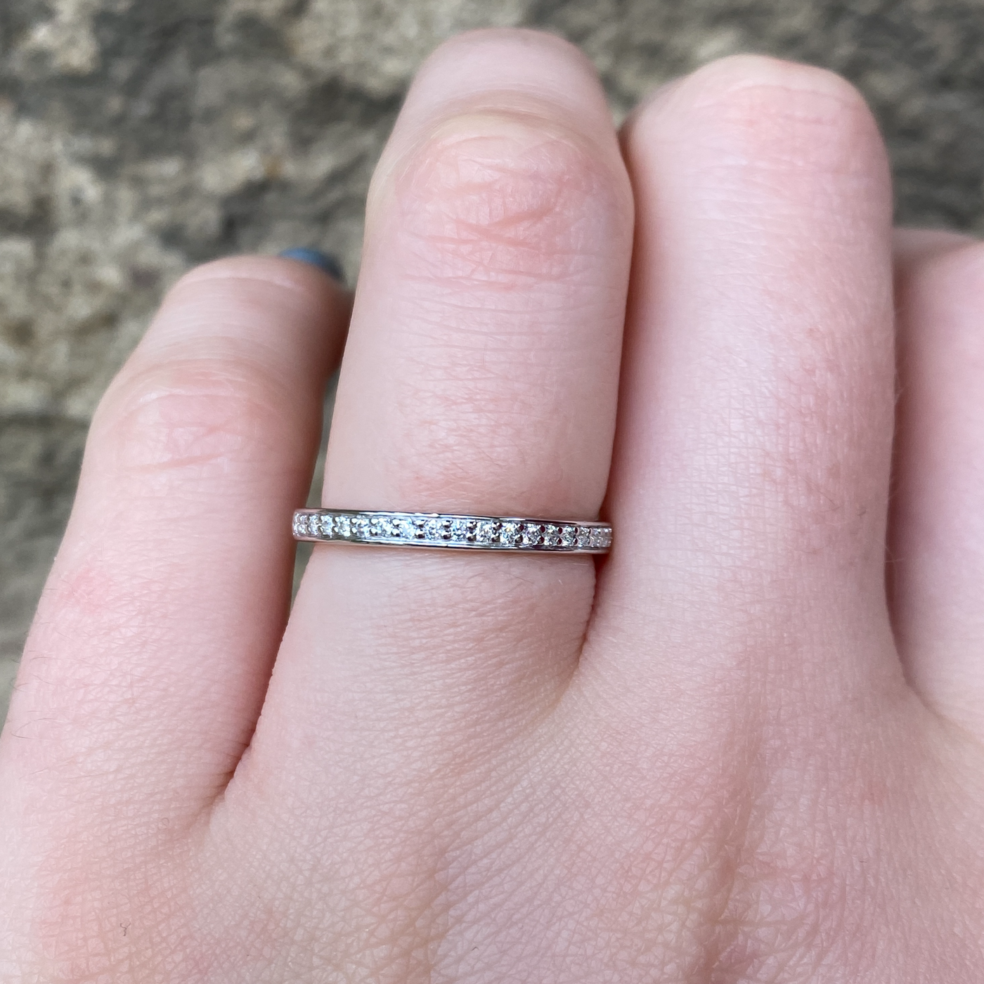 Verity - Vintage Style Grain Set Diamond Wedding Ring - Made-to-Order